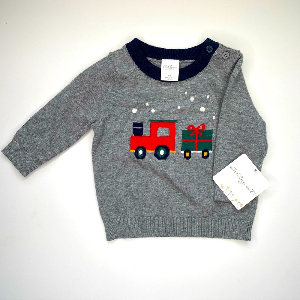 Present Train Pullover